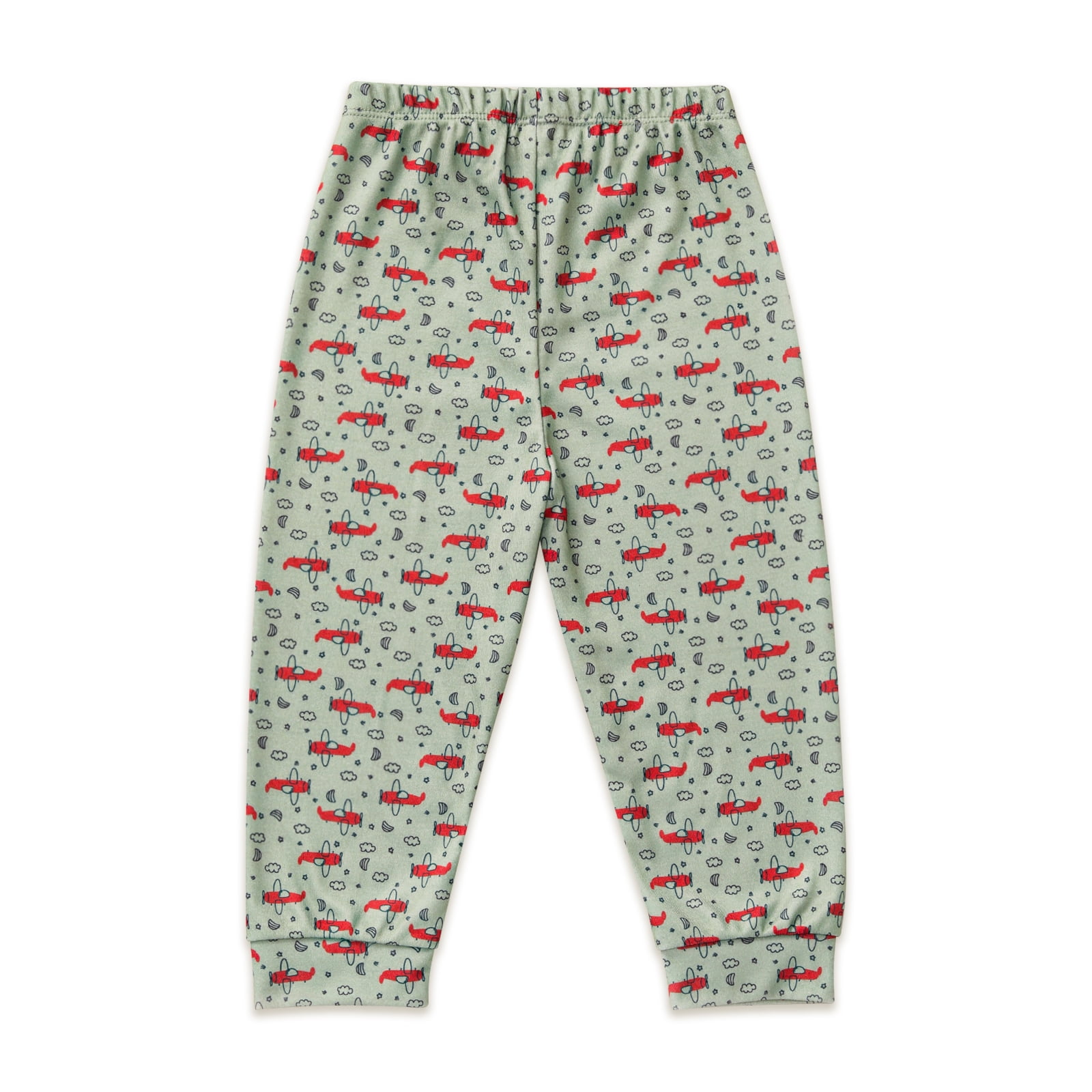 Baby Pants for Baby Boys and Girls with Ample Diaper Room Soft and Comfy 100% Cotton 0-12 Months (US, Age, 18 Months, 24 Months, Blue)
