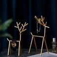 thumbnail image 2 of kurtrusly Jewelry Storage Rack Large Capacity Multifunctional Display Stand Delicate Decoration Organizer Household Living Room Deer Jewelry rack Large, 2 of 6