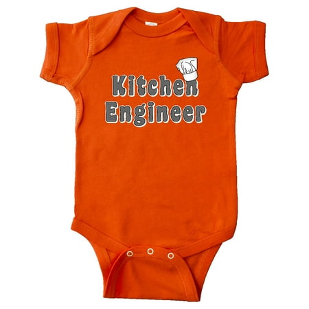 

Inktastic Kitchen Engineer Gray Gift Baby Boy or Baby Girl Bodysuit