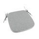 thumbnail image 3 of Cojín de sillas Cojín multipropósito Multipropósito Almohadilla sin deslizamiento de la almohadilla de lino lavable para el sofá doméstico Decoración Gris claro, 3 of 8