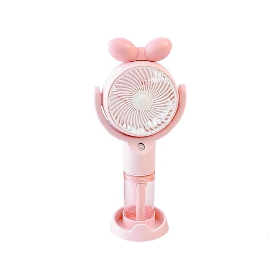 ZELVINN Portable Handheld Fan with Misting Sprayer Rechargeable 500Mah 3 Speeds for Travel Camping Outdoor