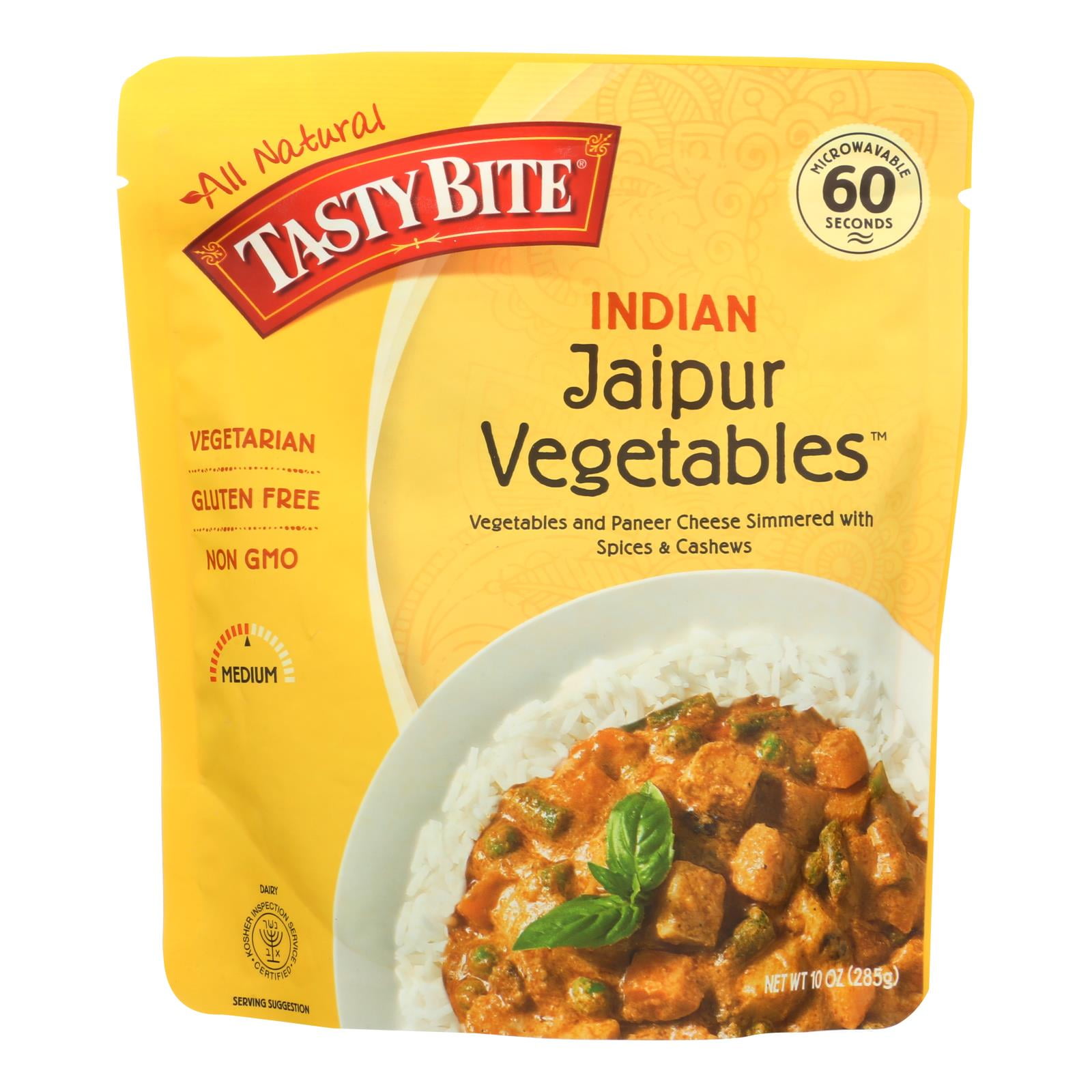 Tasty Bite Entrees Indian Cuisine Jaipur Vegetables 10 oz case