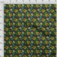 thumbnail image 4 of oneOone Cotton Cambric Green Fabric Tropical Watercolor Fabric For Sewing Printed Craft Fabric By The Yard 42 Inch Wide, 4 of 4