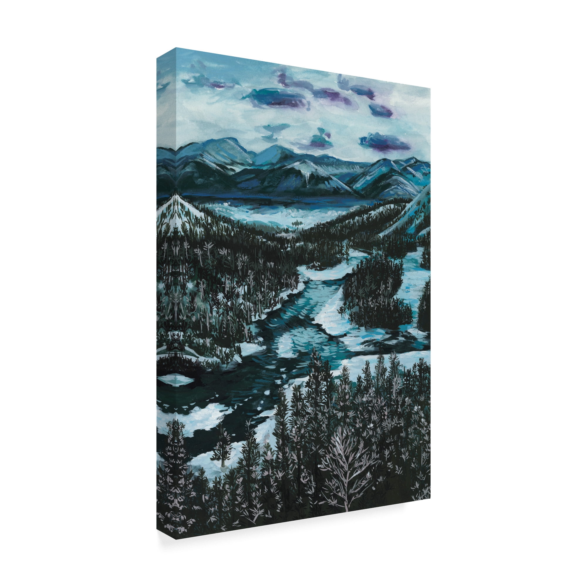 Trademark Fine Art 'Mountainscape I' Canvas Art by Melissa Wang