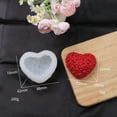 thumbnail image 4 of FastXmas Valentine's Day 3D Flower Heart Shaped Silicone Mold For Chocolate Cake Jelly Pudding Dessert Mold for Kitchen for Handmade Soap Mould Candy Jelly Making Tool(3.1 x 3.5 x 1.65 In), 4 of 5