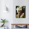 thumbnail image 4 of Jiayy African American Wall Art Black Woman Head Flowers Poster Black Girl Art Wall Decor Abstract Floral African Portrait Poster Modern Feminine Boho Art for Bedroom Living Room  12x16 in, 4 of 5