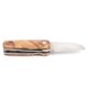 thumbnail image 5 of Cuchillo de bolsillo plegable, hoja de acero inoxidable, mango de madera, llavero EDC para exteriores, cuchillo, 5 of 10