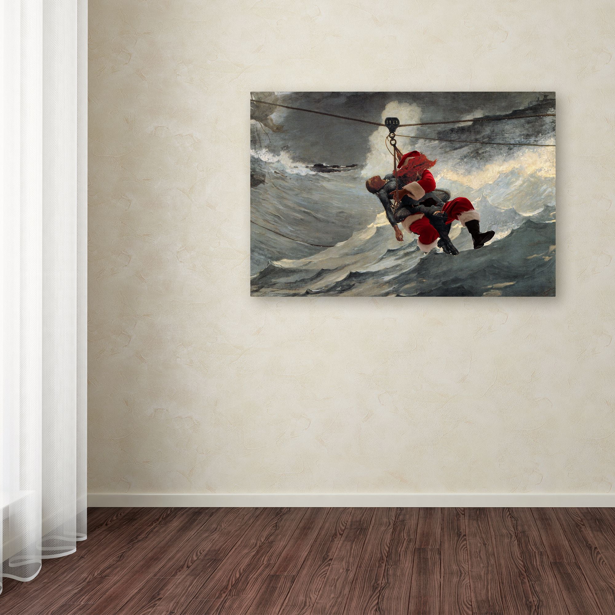 Trademark Fine Art 'Homer-The Life Line' Canvas Art by Ed Wheeler