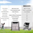 thumbnail image 6 of Rolling Pet Carrier Backpack Airline Approved Soft-Sided Up to 18 lbs Dogs Cats, 6 of 12