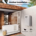thumbnail image 6 of FOGATTI 5.1 GPM Natural Gas Tankless Water Heater Outdoor Gas Tankless Water Heater 120,000 BTU Instant Hot Water Heater, 6 of 9