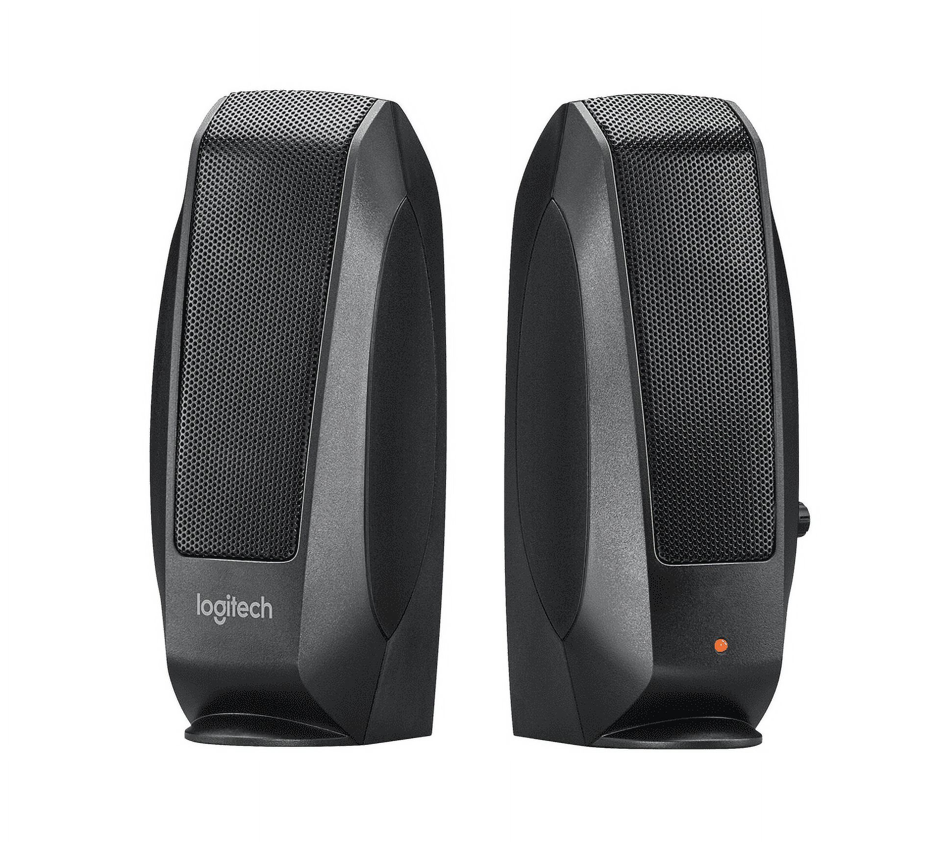 Logitech S120 Desktop Speaker System, Black - image 2 of 3