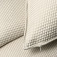 thumbnail image 5 of Classic Waffle Natural Duvet Cover Set King, 5 of 5