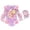 Light Purple1, variant on LRen Toddler Girl Swimsuit 1pcs Sets 4t Swimsuit Girls Upf 50+ Rash Guard for Girls Quick Dry Kid Summer Beach Swimwear Floral Swim Suits