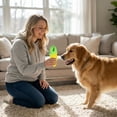 thumbnail image 6 of Dog Chew Toy Squeaky Rubber Bone for Aggressive Chewers Interactive Teething Toy for Large Medium Small Dogs Durable TPR Dental Cleaning Boredom Relief Yellow, 6 of 6
