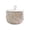 B, variant on Virelaxpo Foldable Storage Basket with Lid Cotton Rope Handles Polka Dot Pattern for Closet Shelves Blanket Clothing Home Organization