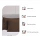 thumbnail image 5 of Fundas de almohada 2 Pack Cierre de sobre | Microfibra de poliéster cepillado suave | Fundas de almohada resistentes a la decoloración y al encogimiento 20x36 pulgadas | Blanco, Azul, Rosa, Verde,, 5 of 6