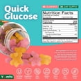thumbnail image 3 of YUM-V's Fast-Acting Glucose Gummies for Adults and Kids, Vegan and Gluten Free Gummies, 60 Count, 3 of 8