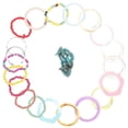 thumbnail image 5 of Here's a polished and engaging product description for your **21pcs Colorful Resin Rings Set**:\n\n \n\n✨ **21pcs Colorful Resin Rings Set for Women –, 5 of 5