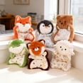 thumbnail image 4 of 6.3in Cute Animal Bean Bag Plush Toy, Soft Stuffed Squishy Doll with Adorable Expression, Portable Huggable Calming Toy for Stress Relief, Cuddling and Comfort, Perfect for Family,, 4 of 6