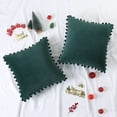 thumbnail image 6 of 2 Pcs Velvet Throw Pillow Case with Tassels, Boho Throw Pillow Cover Decor Cushion Covers, 6 of 8