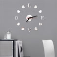 thumbnail image 3 of Home Office Wall Decor Diy Wall Clock 3D Mirror Surface Sticker Home Office Decor Clock, 3 of 9