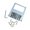 Silver, variant on Six Piece T Guitar Bridge for Electric Repair Projects and Service