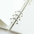 thumbnail image 2 of 5 pcs 3-hole metal loose leaf binder rings 20mm, 2 of 3