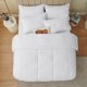 thumbnail image 3 of Juego de cama CozyLux, edredón blanco, tamaño king, 7 piezas, 3 of 6