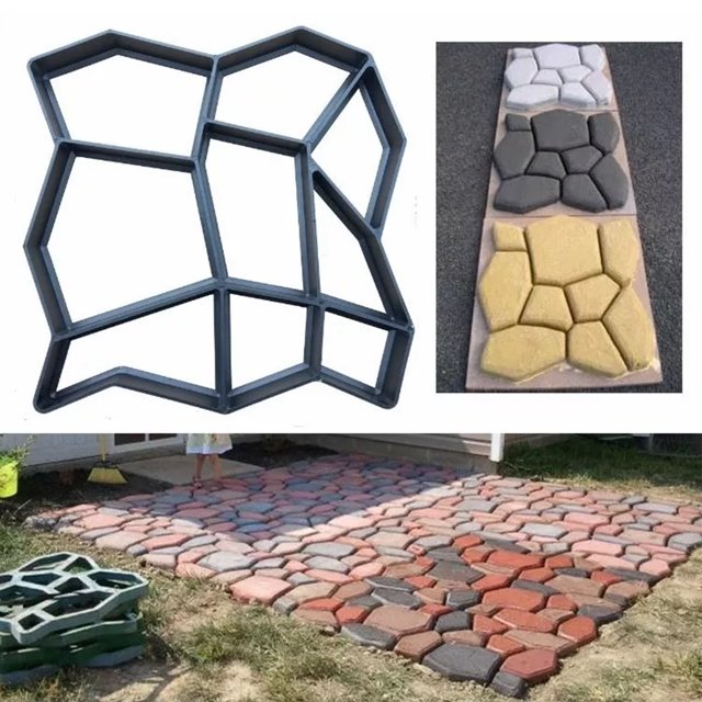Concrete Path Maker,Walk Maker Reusable Concrete Stone Molding Paver Walk Maker Elevate Your Experience