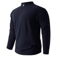 thumbnail image 1 of pstuiky camisa de manga larga para hombre, Suéter de punto cálido de color sólido de moda informal para hombre, manga larga, top redondo camisetas de hombre xl, 1 of 6
