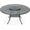 24" Lazy Susan (Elizabeth Style), variant on VIVIJASON Outdoor 61" Patio Dining Table for 6-8 Person, Large Patio Round Dining Table with 24" Lazy Susan, Dark Bronze Cast Aluminum Rustic Patio Table W/Umbrella Hole for Balcony, Porch and Deck