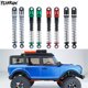thumbnail image 5 of Vogacara Amortiguador trasero delantero liso de aleación de aluminio para 1/24 Axial SCX24 RC pieza de coche RC accesorios de coche piezas de Kits de construcción modelo Negro, 5 of 6