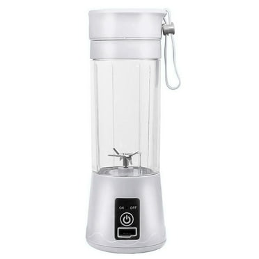 Tinglu Portable Juicer Cup Mini Blender USB Rechargeable Smoothies Mixer 380ml White