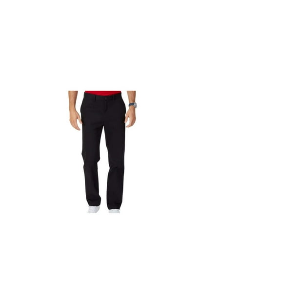 Nautica Men's Classic-Fit Stretch Solid Flat-Front Chino Deck Pants