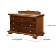 thumbnail image 2 of IFANLANDOR Mini Furniture Bedroom Set Wood Storage Decorative Micro Scene Decor 1Set, 2 of 5