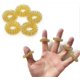 thumbnail image 2 of Hot Selling Finger Massage Rings Acupuncture Rings Massage Rings (2 Pieces - Gold), 2 of 2