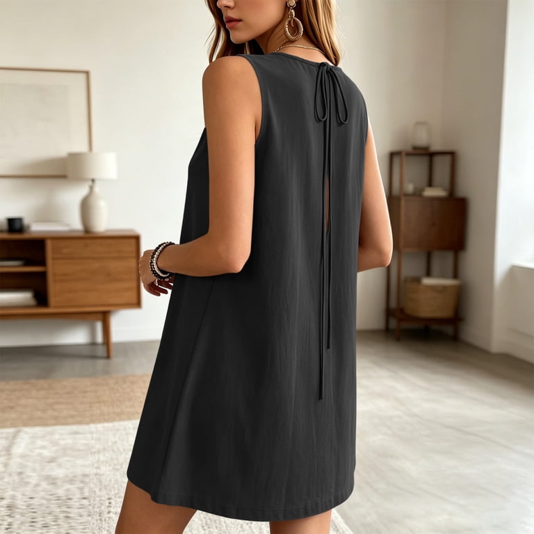 summer dresses business casual Hobemty Women's Church Funeral Dress with Pockets Small White at Amazon Women's Clothing store Elegant Dresses For Party 万邑通 Atria Signature Colors:Copper A-line Satin Simple Elegant