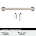 thumbnail image 4 of Amerock Hybridize 6-5/16 inch Center-to-Center Satin Nickel Cabinet Pull, 10 Pack, 4 of 4