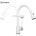 thumbnail image 5 of Jinsinto White Kitchen Faucet, Kitchen Mixer Tap with Pull-Out Spray, Single Lever, 360° Rotating Kitchen Sink Faucet, Kitchen Faucet, 5 of 5