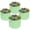 Green, variant on Kids Raised Garden Beds Outdoor (4-Pack)-24x24x18in Round Galvanized Metal Planter Box for Planting Vegetables, Flowers, Fruits, Eco-Safe & Easy Setup, Blush Pink