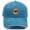 Blue, variant on Halloween Pumpkin Baseball Cap Funny Embroidered Trucker Flatbill Hat Gift, AA-Orange