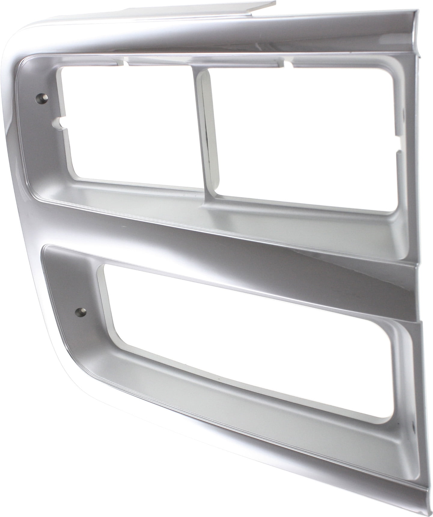 Replacement 7056 Headlight Door Compatible For 1992-1996 Chevrolet P30 1992-1995 G10 Right Passenger Chrome and gray