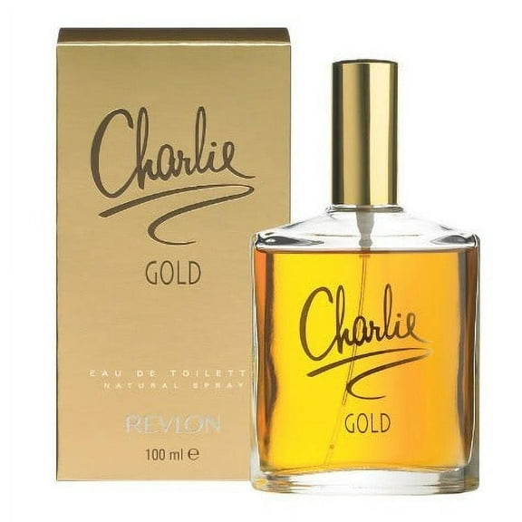 Charlie Gold Eau De Toilette 3.4 Oz Women's Perfume Revlon
