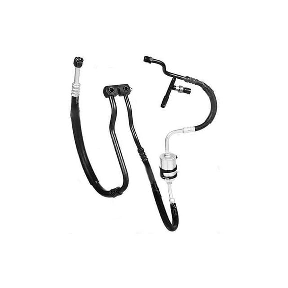 A/C Discharge and Suction Hose Assembly with O-Rings and Seals - Compatible with 1997 - 1998 Ford F150 (Up To 4/23/1998)