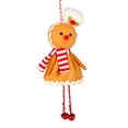 thumbnail image 4 of Adorno de hombre de jengibre para árbol de Navidad, manualidad DIY, colgante de adorno navideño con gorro de chef, 4 of 9