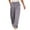 （Purple）, variant on CYiJun Womens Flowy Pants Drawstring Waist Wide Leg Palazzo Beach Pants Loose Fit with Pockets