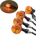 thumbnail image 1 of 4pcs Motorcycle Indicators Turn Signal Lights 12V Waterproof Universal for GN125 Motorcycle Scooter Quad Cruiser Off Road, 1 of 5