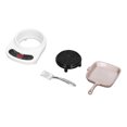 thumbnail image 4 of Dollhouse Cookware Set, 1/12 Electric Stove + Pot + Spatula​, Miniature Kitchen Accessory, 4 of 8