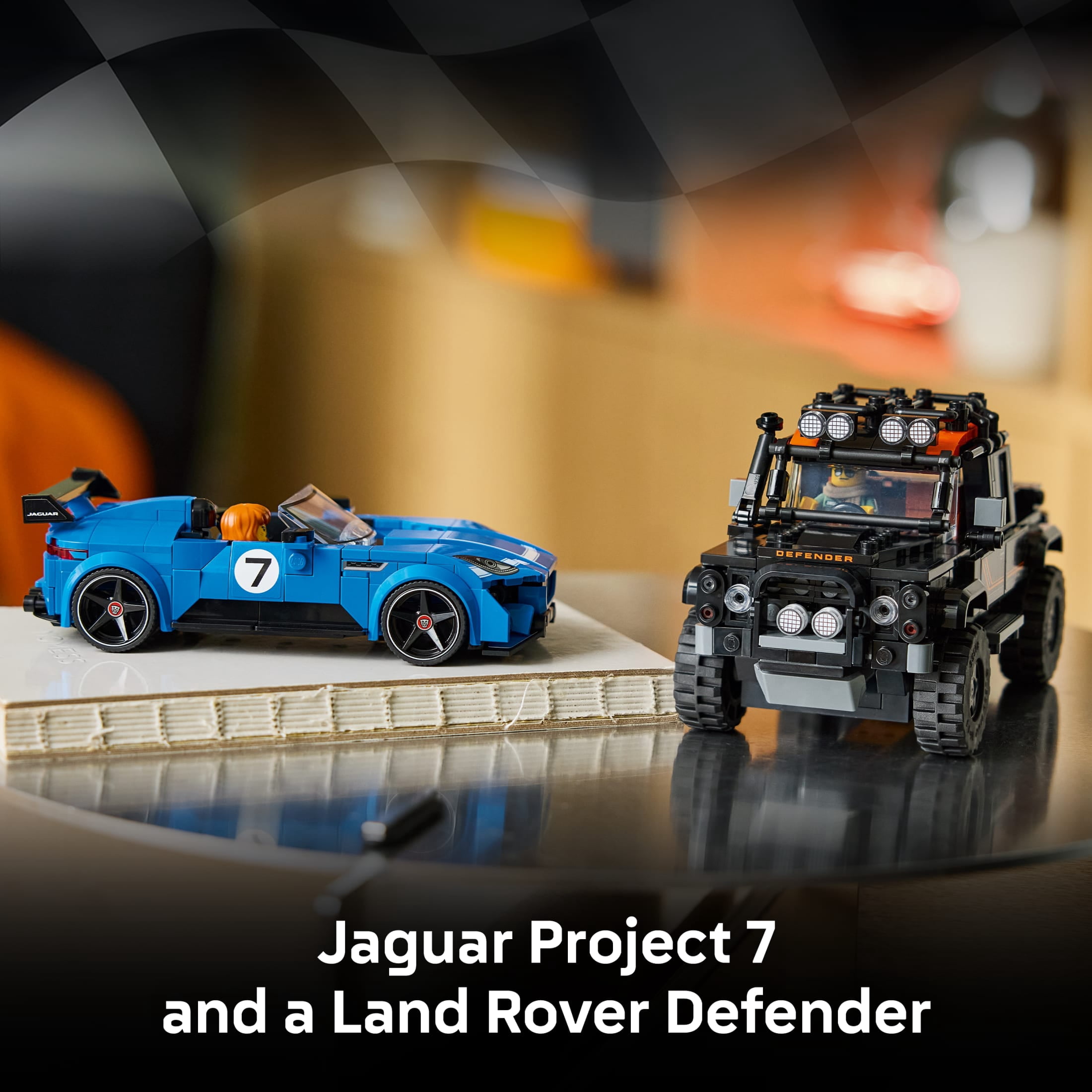 LEGO Speed Champions Jaguar Project 7 & Land Rover Defender