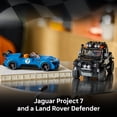 thumbnail image 5 of LEGO Speed Champions Jaguar Project 7 & Land Rover Defender - Building Toy for Boys & Girls, Ages 10+ - Toy Car for Kids - Detailed Features - Gift for Birthdays - 77264, 5 of 8